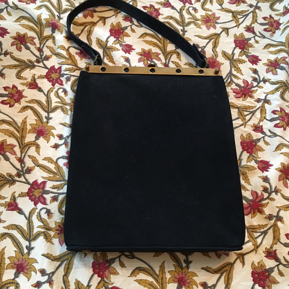 VIntage Kessler suede handbag